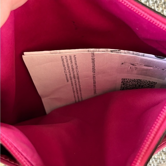 Coach Heritage Tattersall Pink Stripe Crossbody - Picture 7 of 8